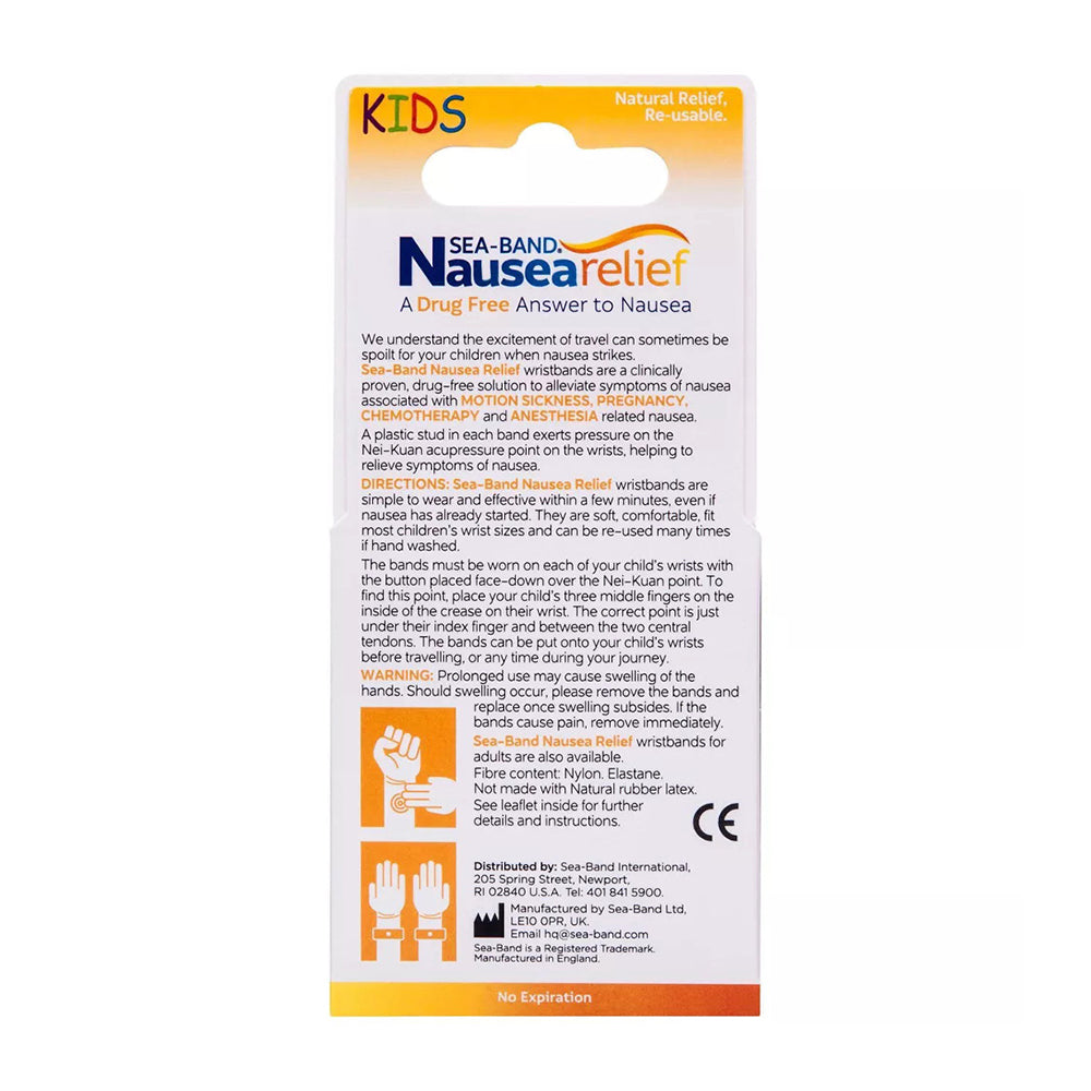 Sea-Band Acupressure Child Wristband - 1 Pair