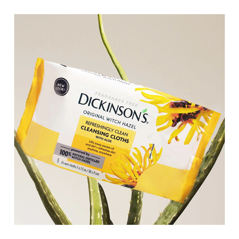 Dickinson'S Original Witch Hazel Daily Refreshingly Clean Cleansing Cloths 25 Ea