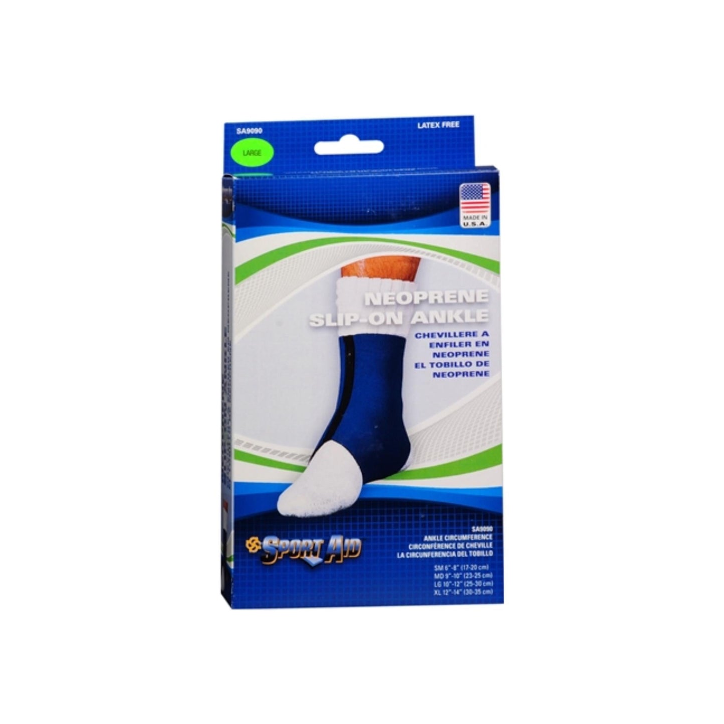 Sport Aid Neoprene Slip-On Ankle Support