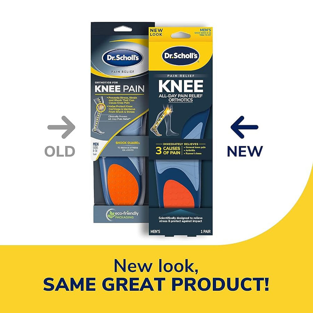 Dr. Scholl'S Knee Pain Orthotics For Men Shoe Size 8-14