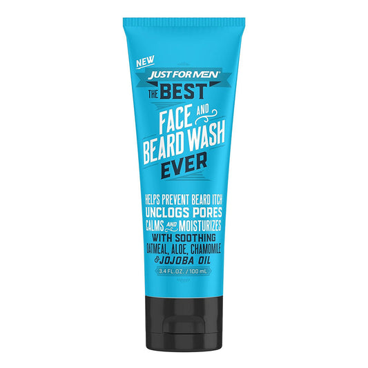 Just For Men The Best Face & Beard Wash Ever, 3. 4 Oz