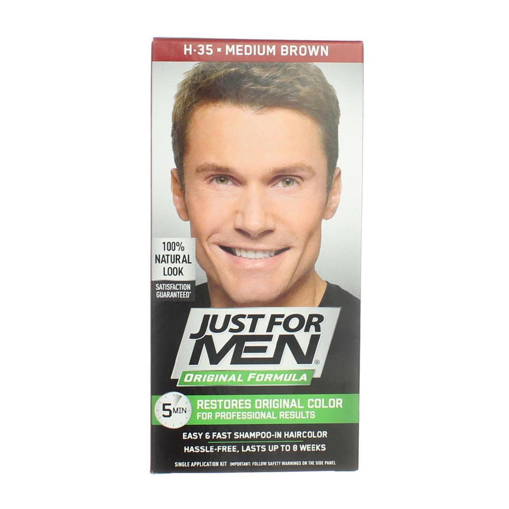 Just For Men Shampoo-In Hair Color, Medium Brown - 1 Ea