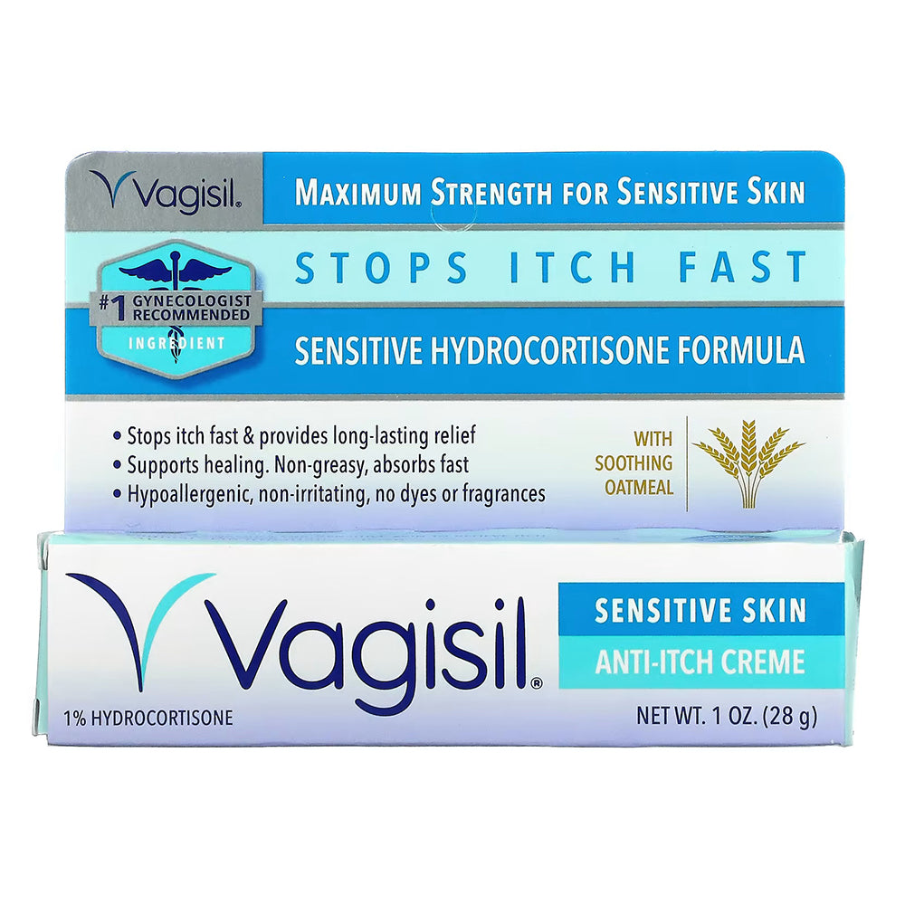 Vagisil Maximum Strength Anti-Itch Creme, Sensitive Skin Formula 1 Oz
