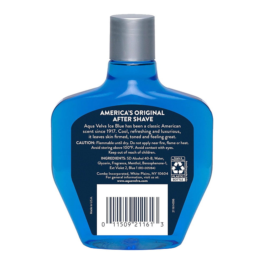 Aqua Velva Classic Ice Blue Cooling Aftershave - 7 Oz