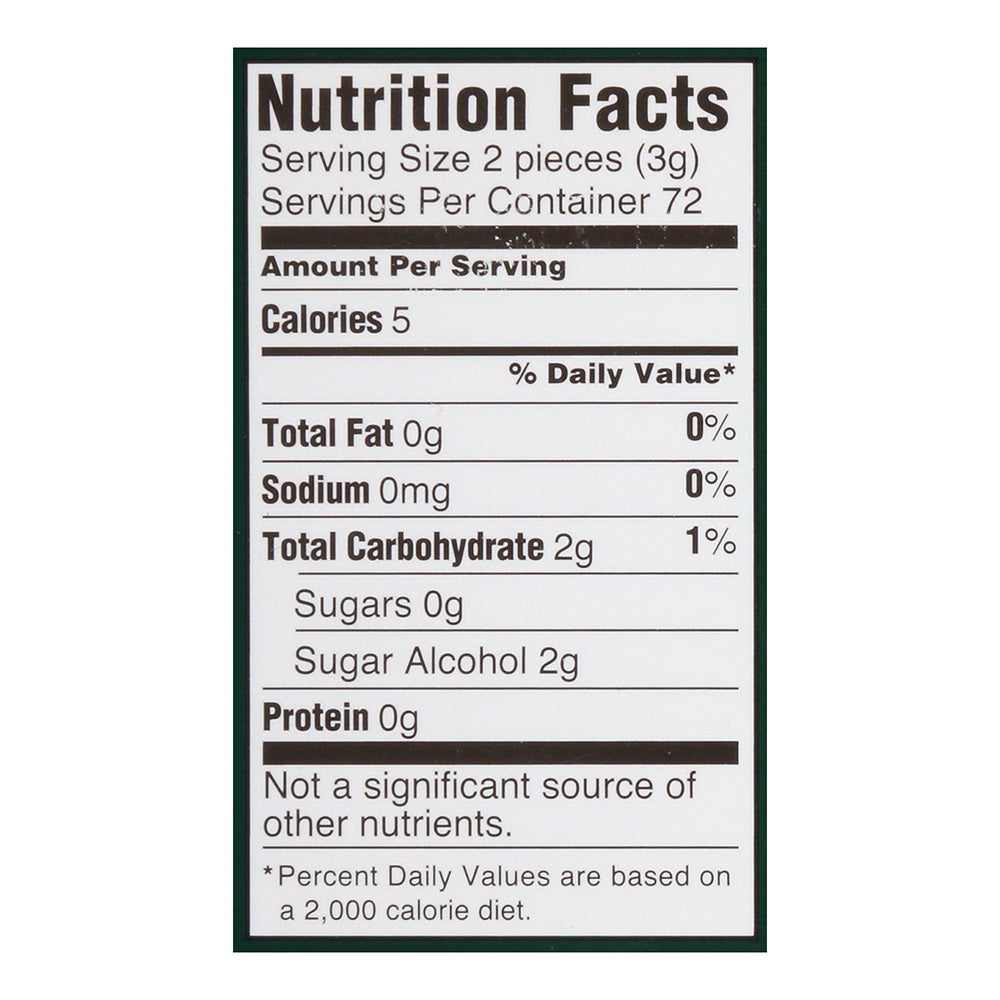 Dentyne Ice Sugar-Free Gum Spearmint 16 Pieces 9 Ea