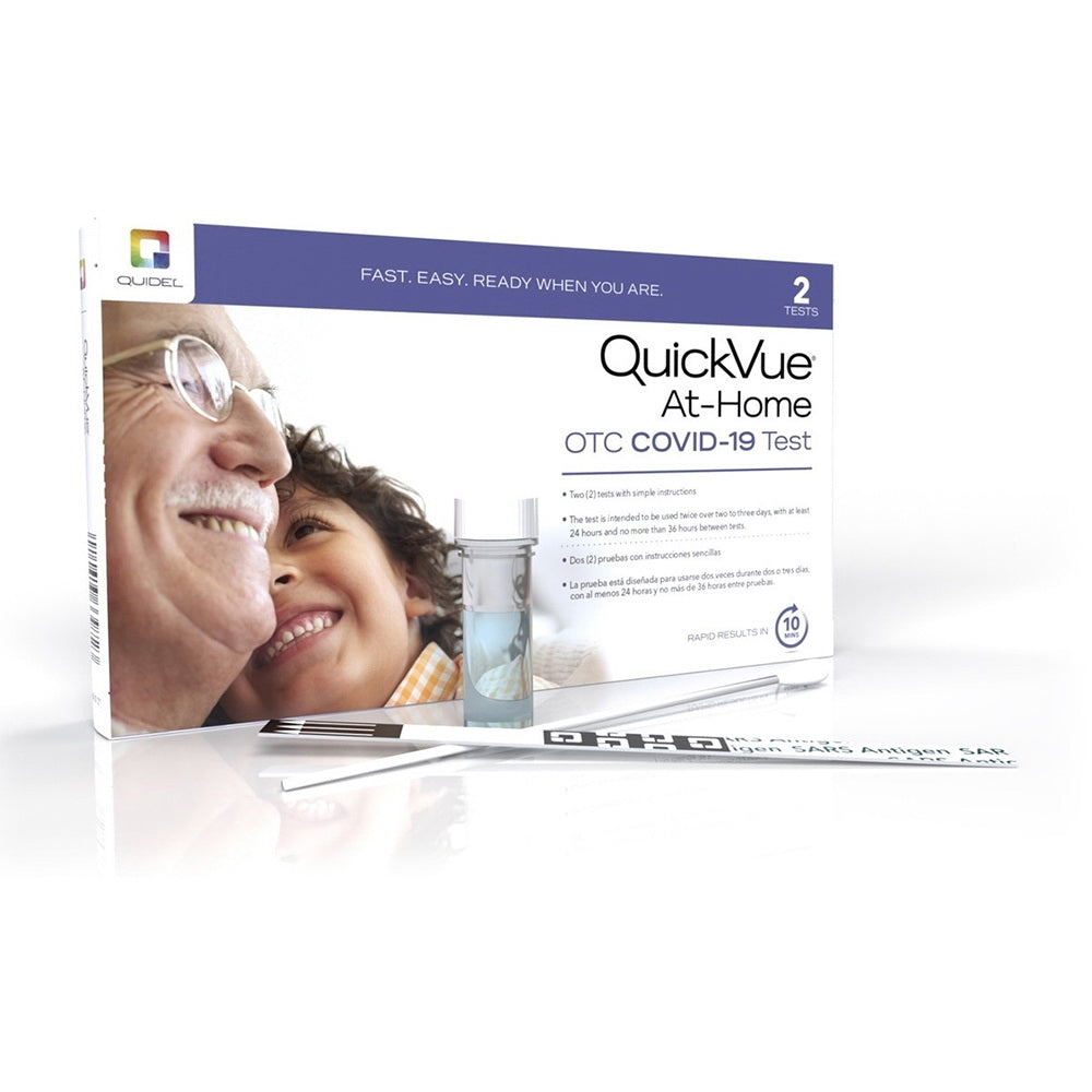 Quidel Quickvue At-Home Covid-19 Test Kit - 2 Ea