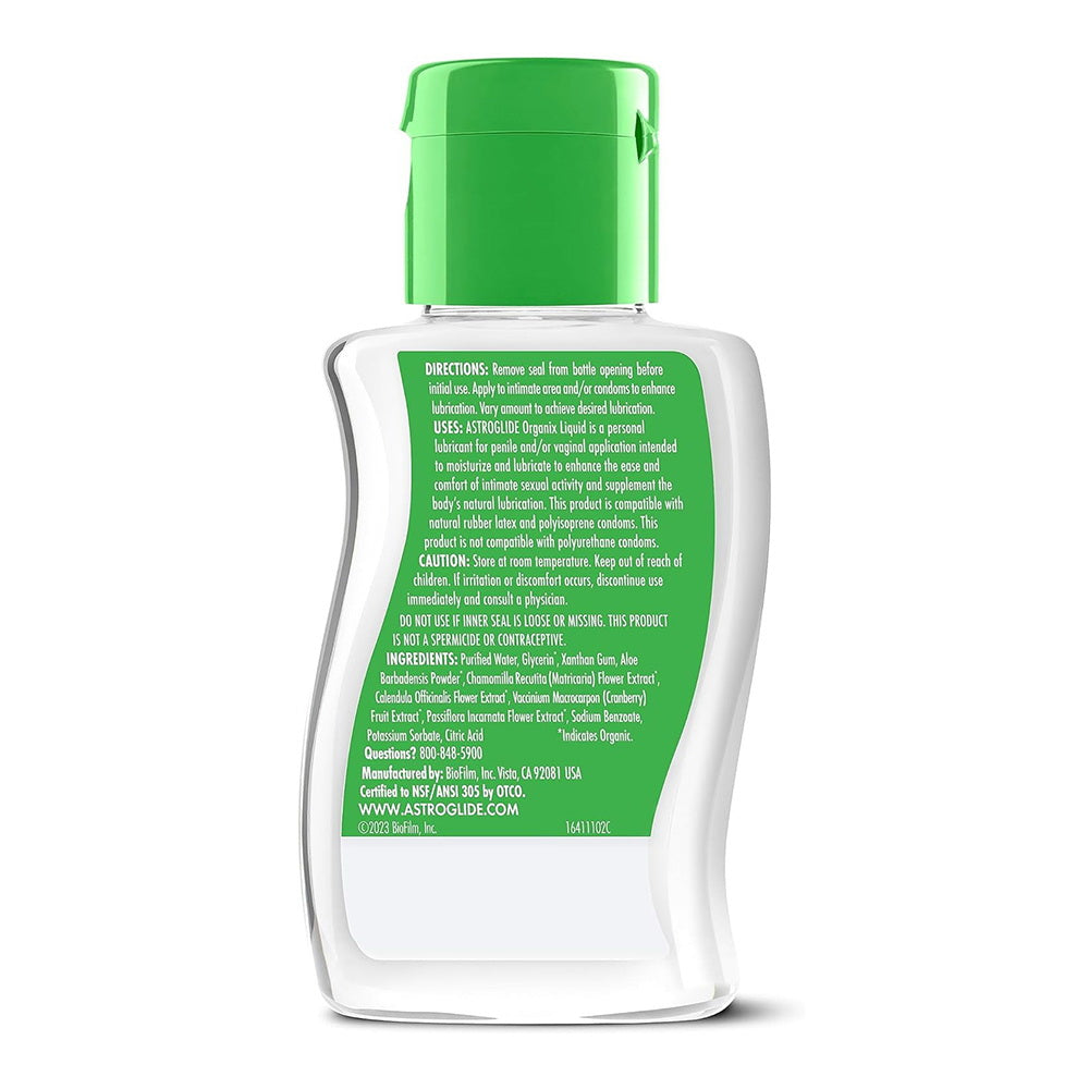 Astroglide Organix Liquid Water Based Personal Lubricant - 2.5 Oz