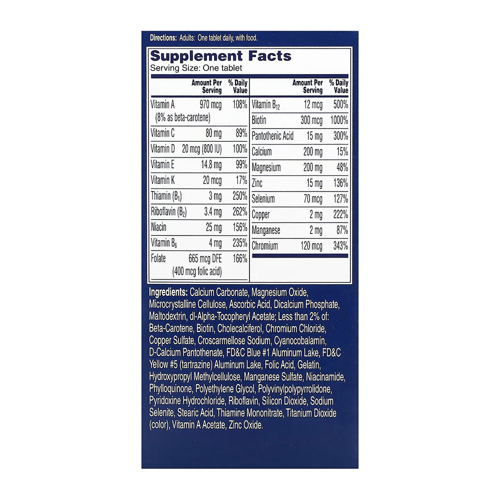 One A DayMen'S Pro Edge Complete Multivitamin 50 Tablets