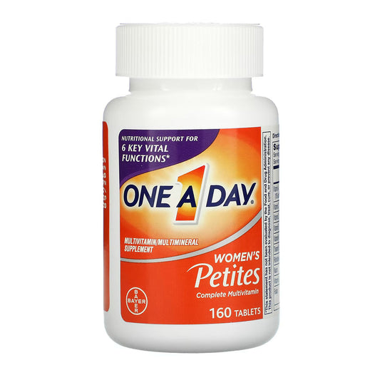 One A Day Womens Petites Complete Multivitamin Tablet, 160 Ea