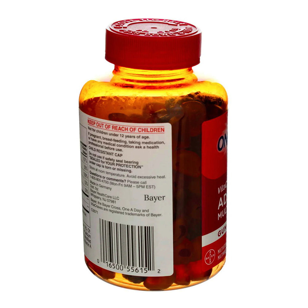 One A Day Vitacraves Adult Multivitamin Supplement Gummies - 150 Count