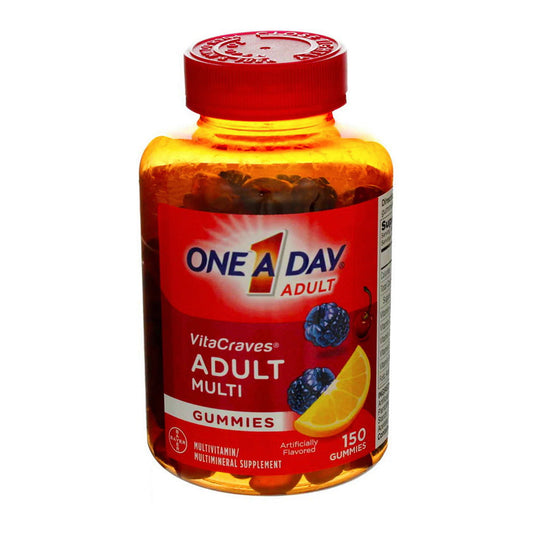 One A Day Vitacraves Adult Multivitamin Supplement Gummies - 150 Count