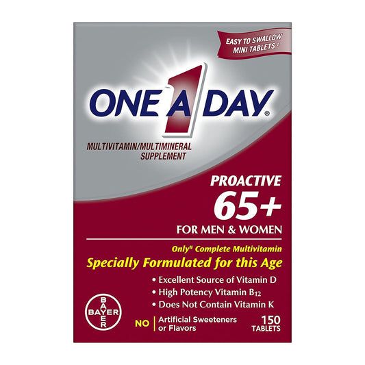 One A Day Proactive 65+ Multivitamin/Multi-Mineral Tablets 150 Ea