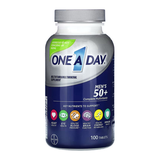 One A Day Men'S 50 Plus Healthy Advantage Multivitamin Tablets - 100 Ct