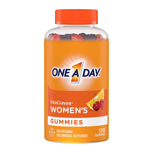 One A Day Women'S Vitacraves Multivitamin Gummies - Orange, Cherry & Berry - 170