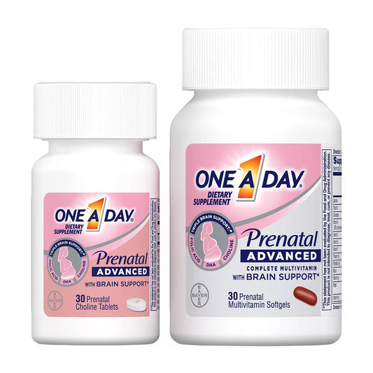 One A Day Women'S Prenatal Advanced Multivitamin & Choline Tablets - 60 Ea