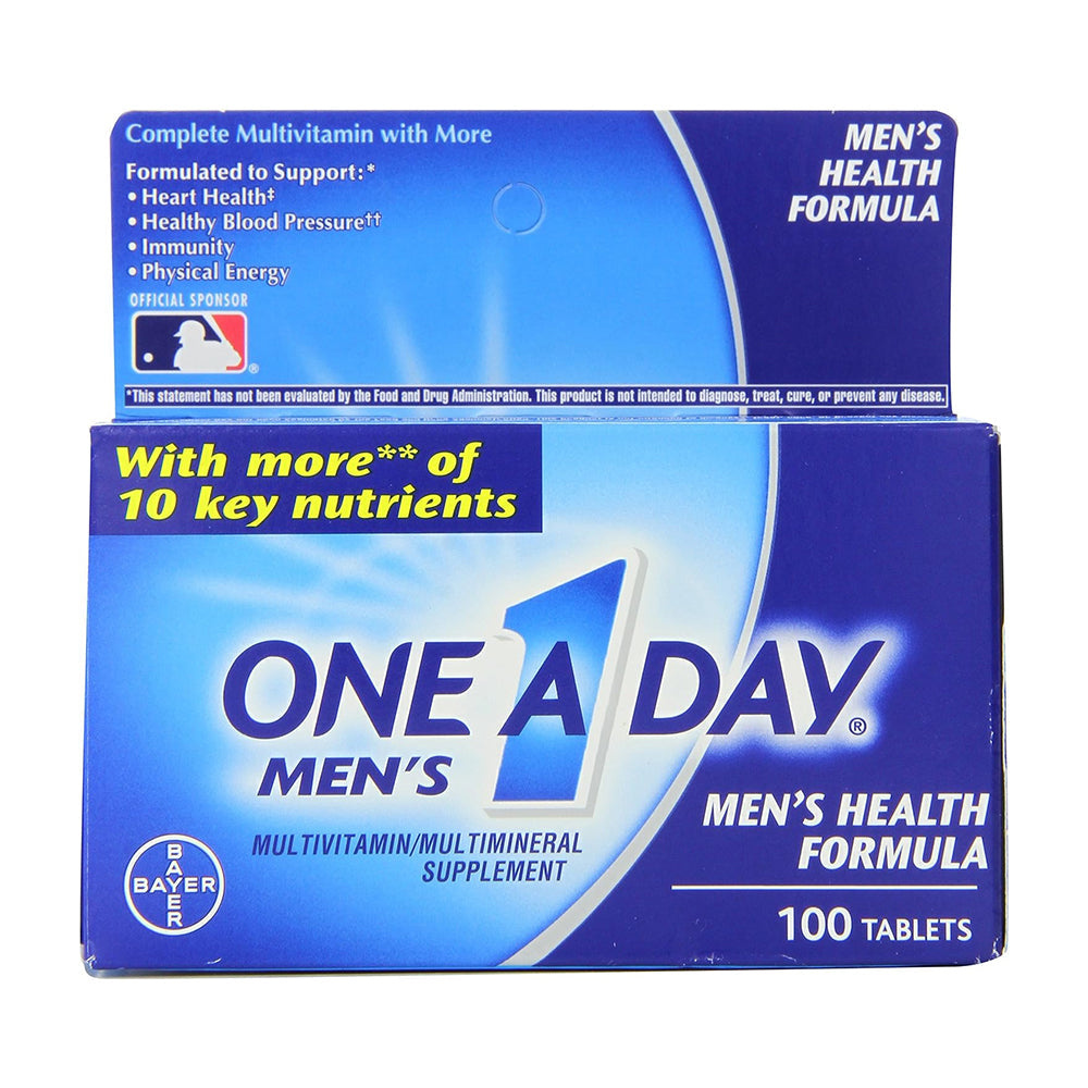 One A Day Men'S Health CareFormula Multivitamin Tablets - 100 Ct