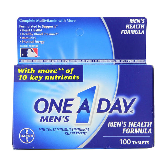 One A Day Men'S Health CareFormula Multivitamin Tablets - 100 Ct