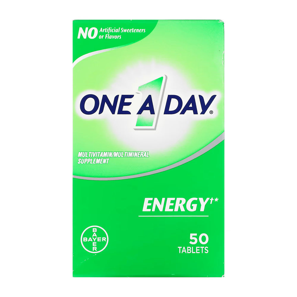 One A Day Energy Multivitamin Tablets, Multivitamins For Men & Women - 50 Ct