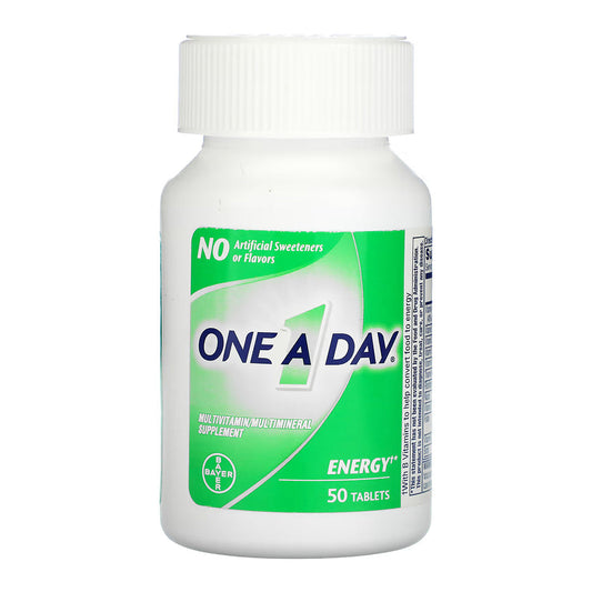 One A Day Energy Multivitamin Tablets, Multivitamins For Men & Women - 50 Ct