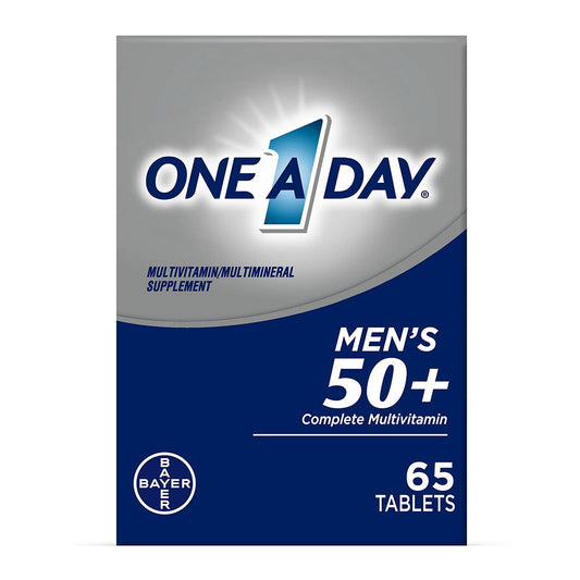One A Day Men'S 50+ Healthy Advantage Multivitamin/Multimineral Supplement Tablets - 65 Ct