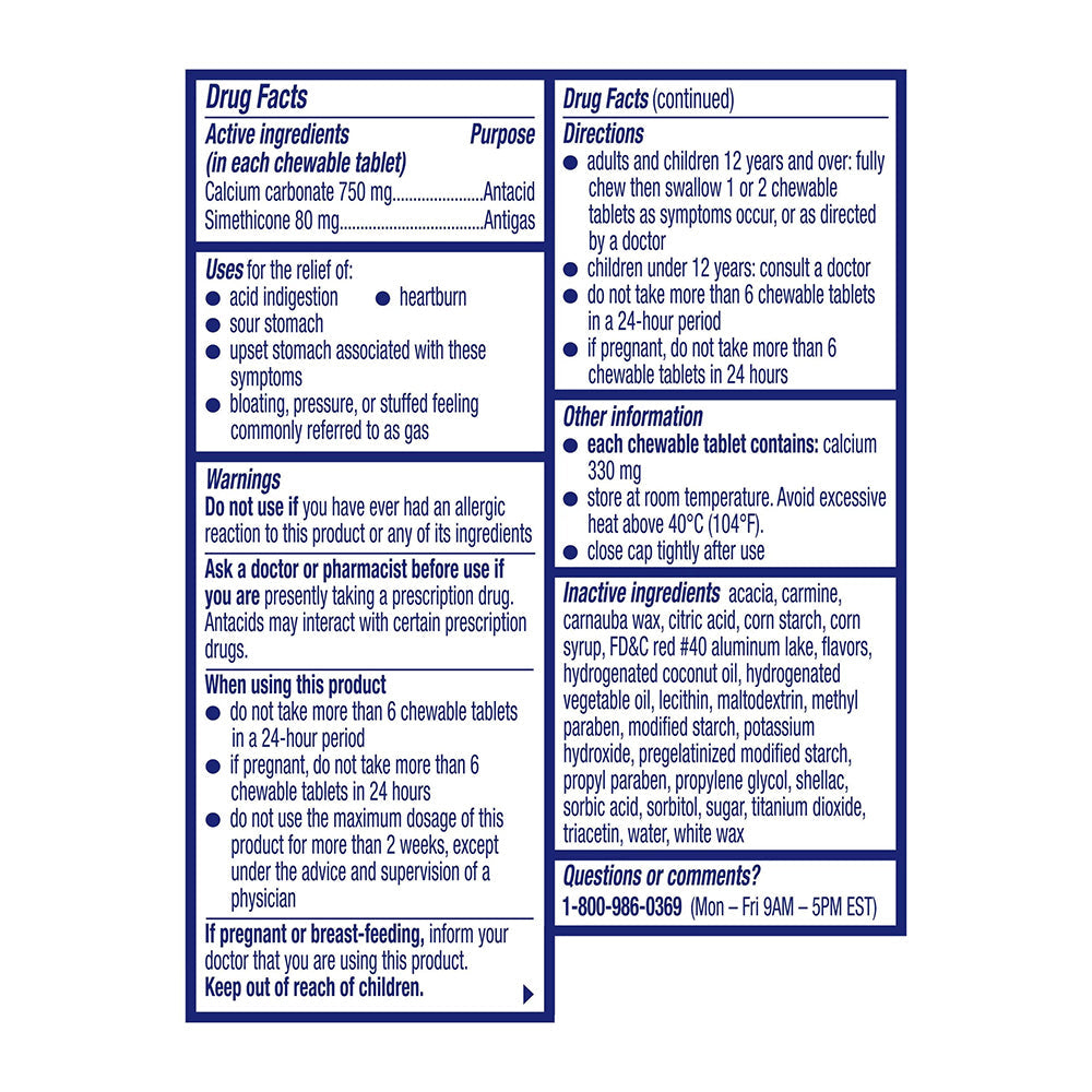 Alka-Seltzer Heartburn + Gas Reliefchews - 60 Count