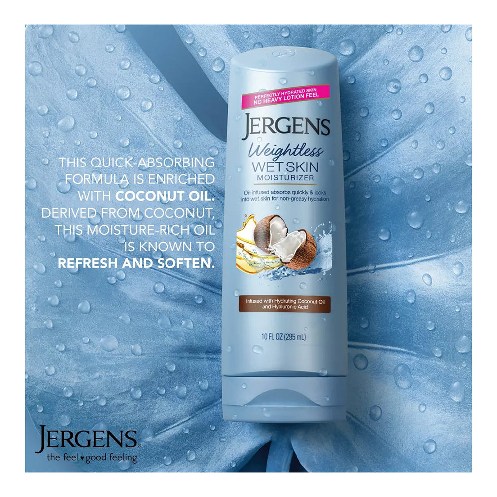Jergens Wet Skin Moisturizer Coconut Oil 10 Ounce