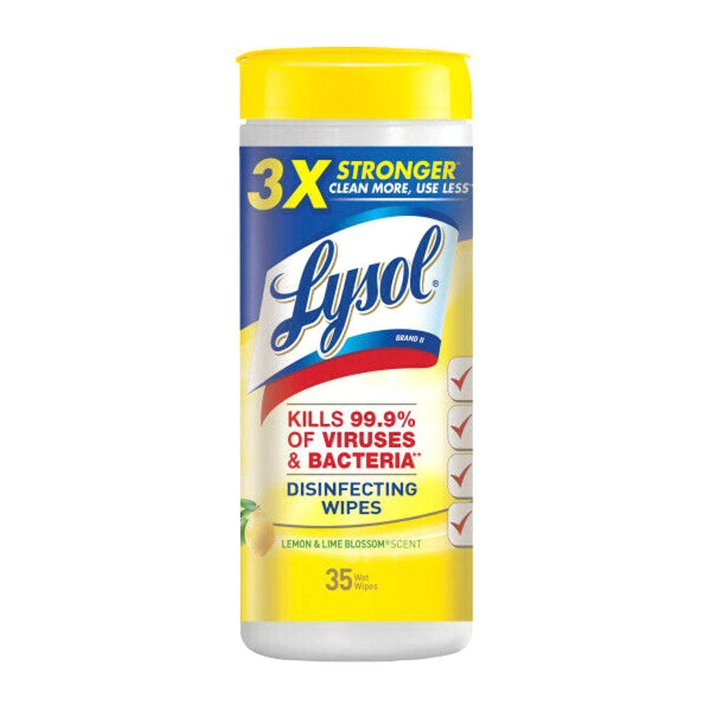 Lysol Disinfecting Wipes, Citrus Scent - 35 Wipes/Bottle, 1 Ea