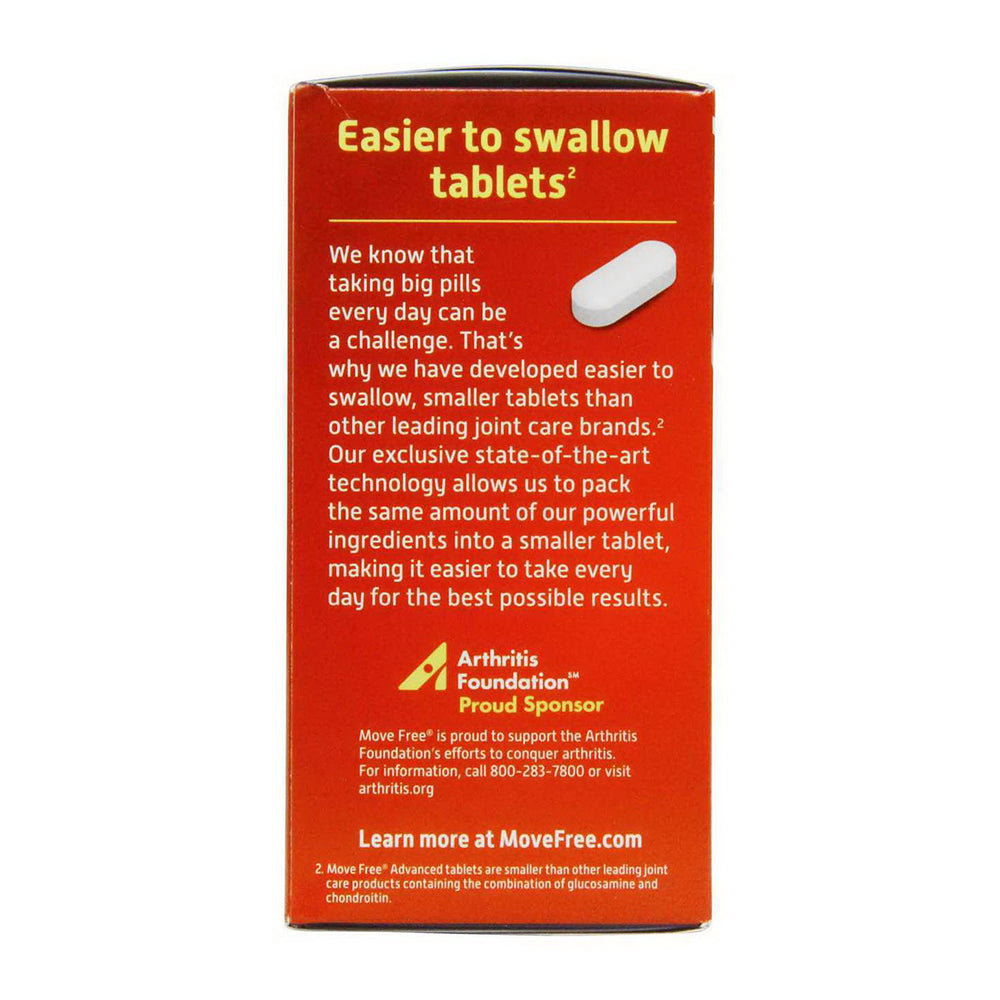 Schiff Move Free Advanced , Triple Strength Plus Msm & Vitamin D3, 80 Coated Tablets