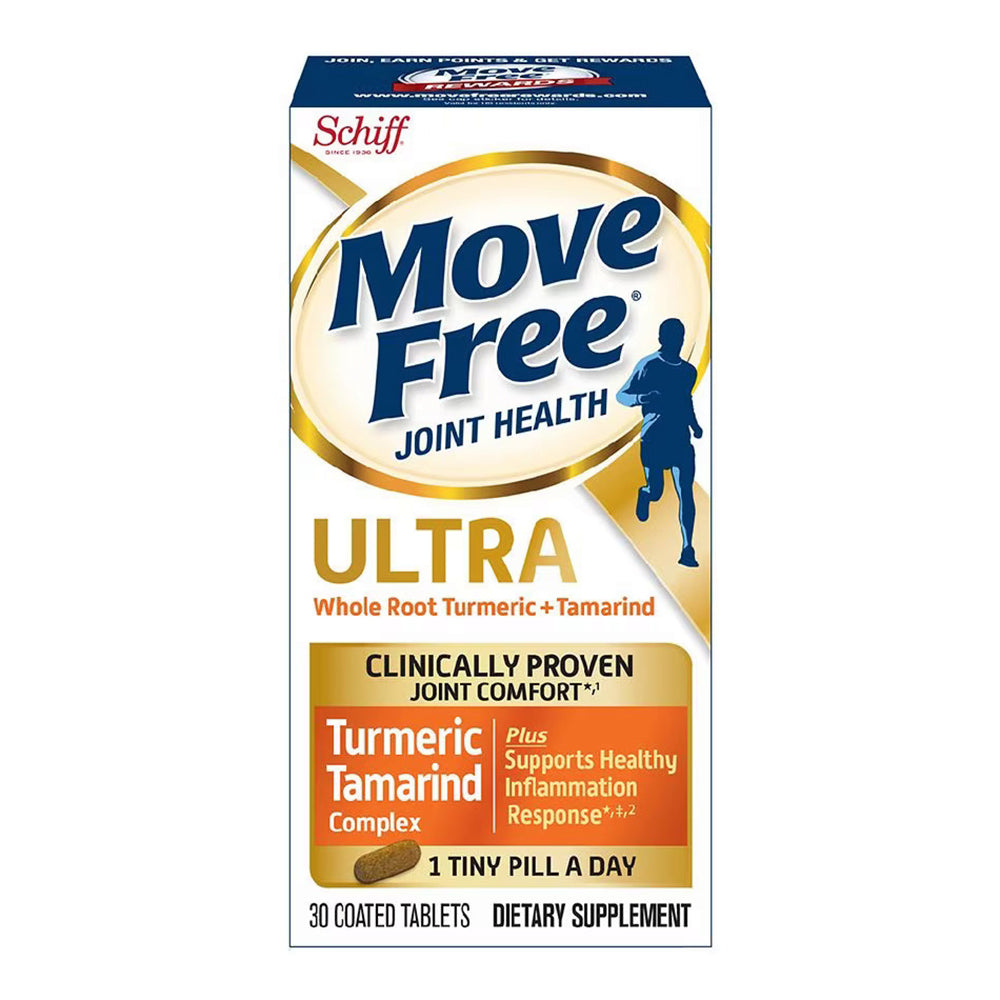 Move Free Ultra Whole Root Turmeric & Tamarind Bottle For Clinically Proven Joint Comfort 30 Ea