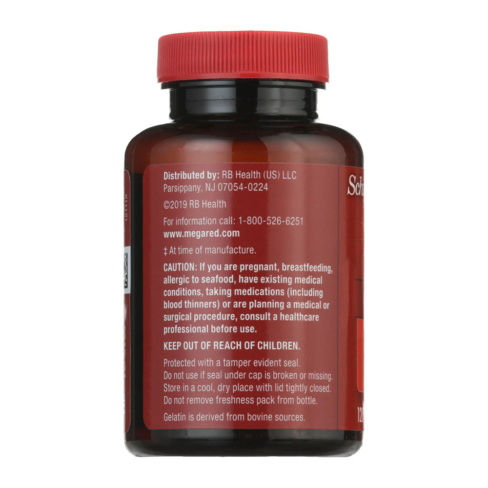 Megared 350Mg Omega-3 Krill Oil, 120 Softgels