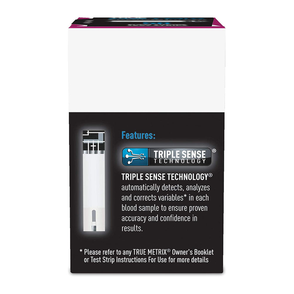 True Metrix Blood Glucose Test Strips - 50 Ct
