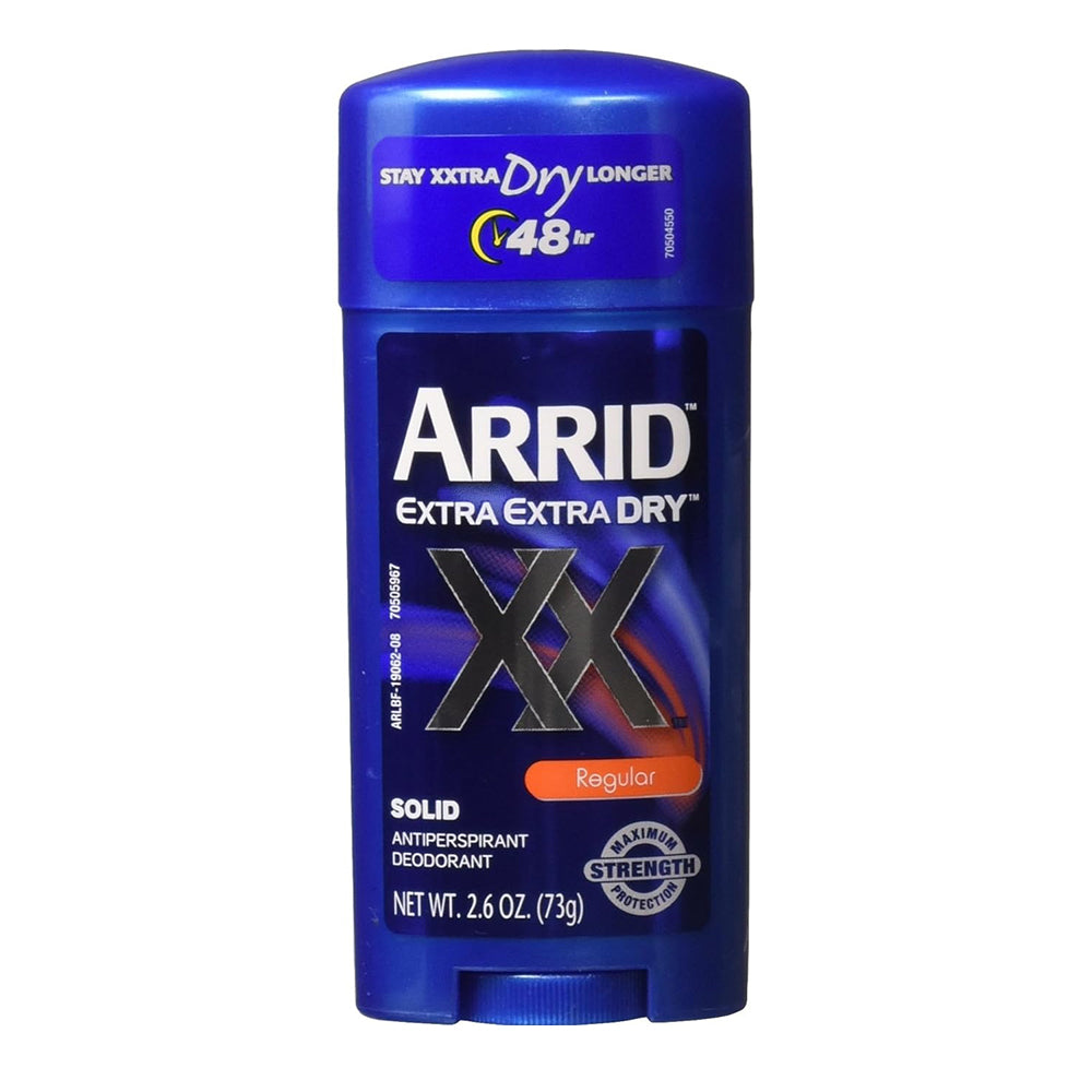 Arrid 2X Regular Solid Antiperspirant & Deodorant - 2.7 Oz