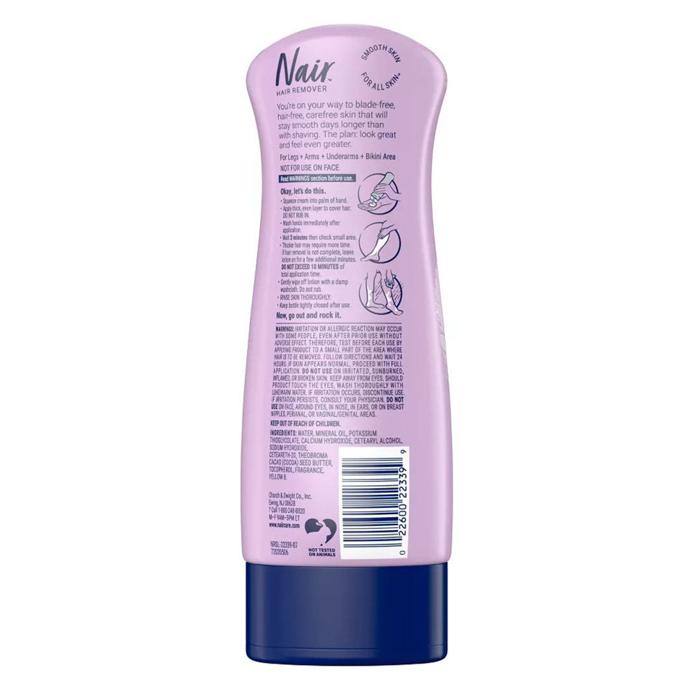 Nair Hair Remover Lotion Cocoa Butter & Vitamin-E 9 Ounce