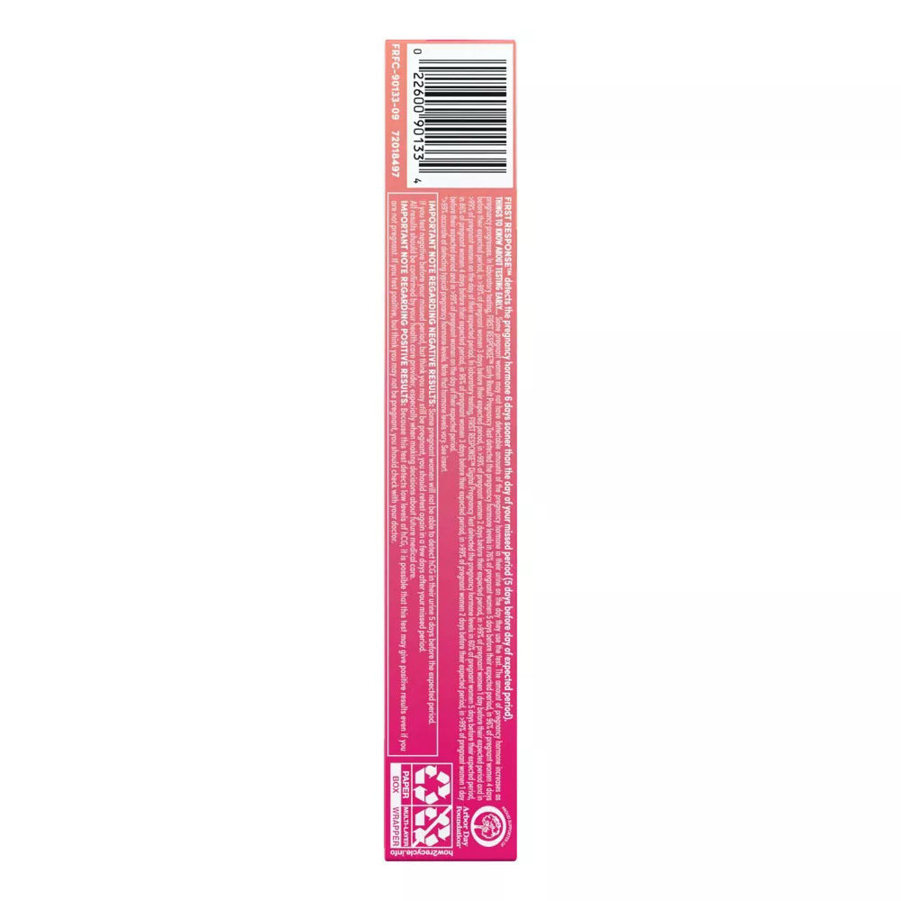 First Response Test & Confirm Pregnancy Test - 1 Ea