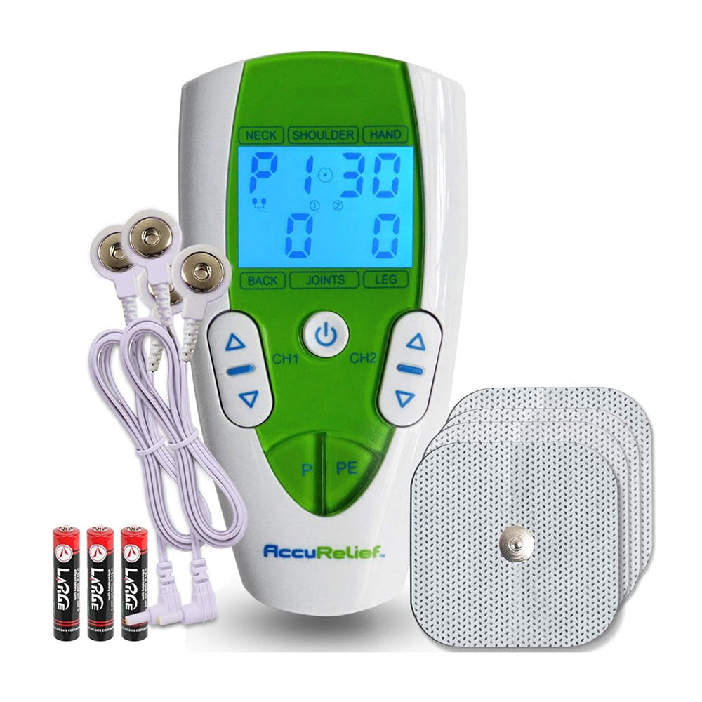 Accurelief Tens Unit Pain Relief System - Muscle Stimulator For Pain Relief