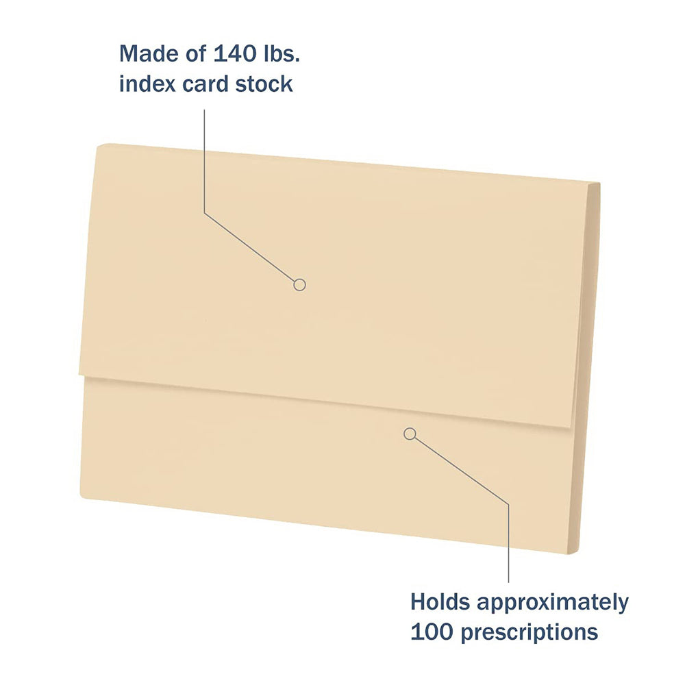Apothecary Manila Folders - 100 Count