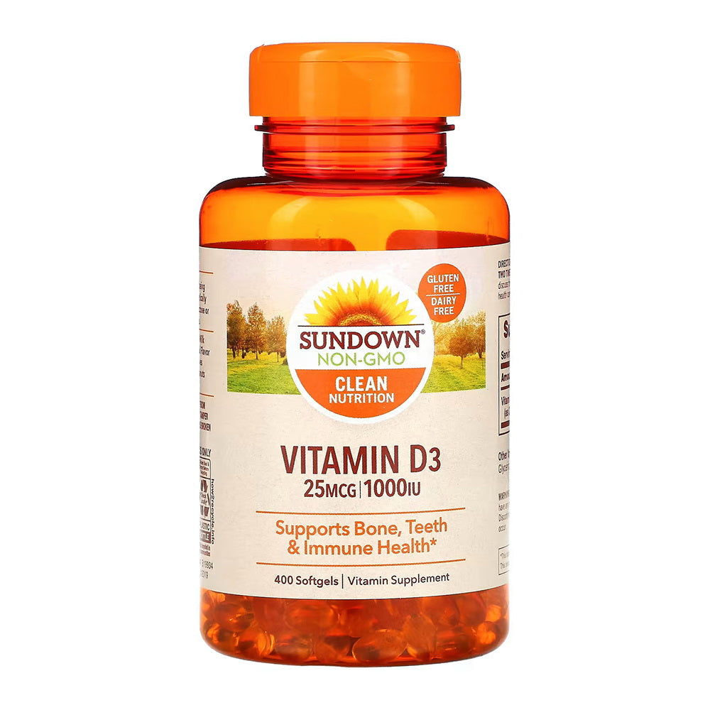 Sundown Naturals??????? Vitamin D3 25 Mcg (1000 Iu), 400 Softgels