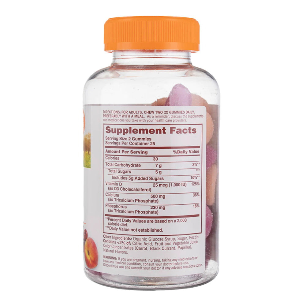 Sundown Naturals Calcium Gummies With Vitamin D3, 50 Ea
