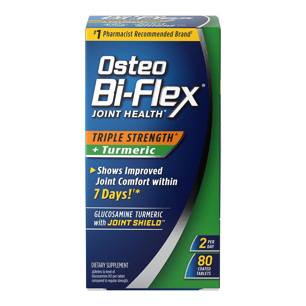 Osteo Bi-Flex Joint Health CareTriple Strength + Turmeric Tablets 80 Ea