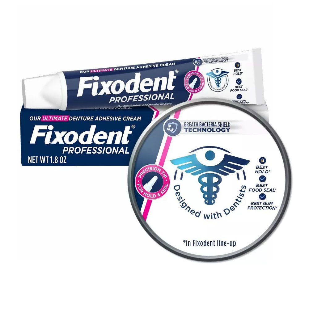 Fixodent Prof Dentr Adh Cr 1.8Oz