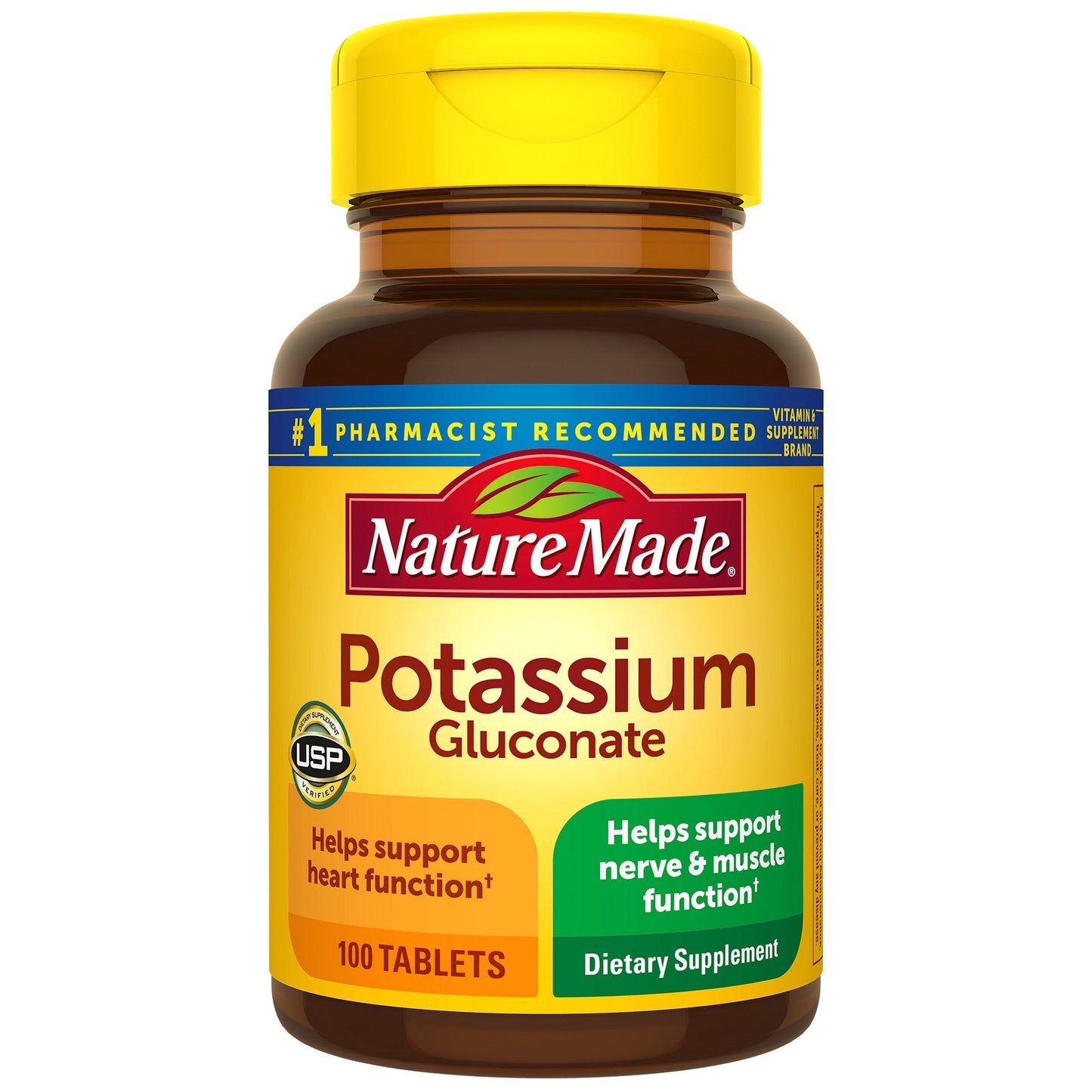 Nature Made Potassium Gluconate 550 Mg Tablets 100 Ea