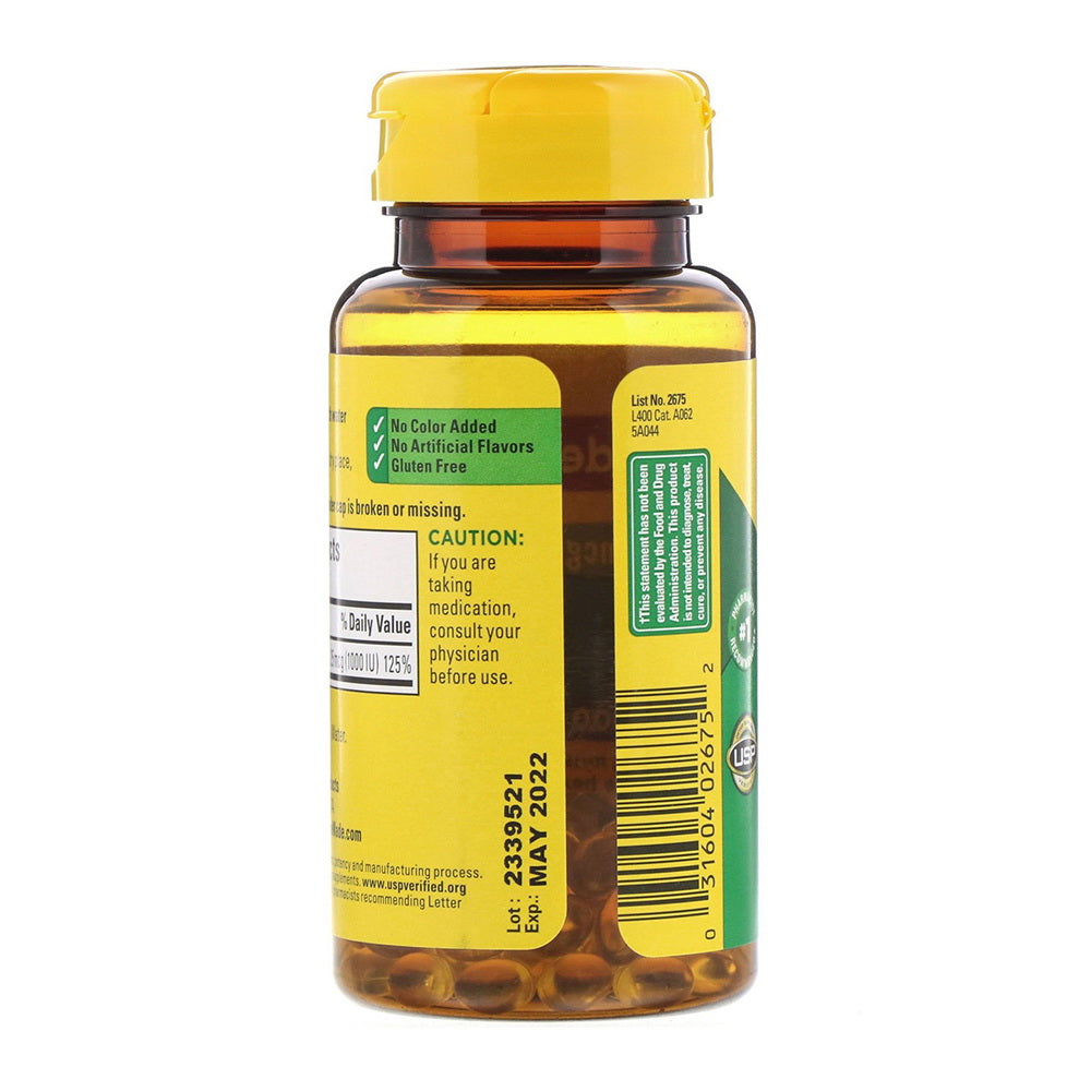 Nature Made Vitamin D3 Liquid Softgels 100 Ea