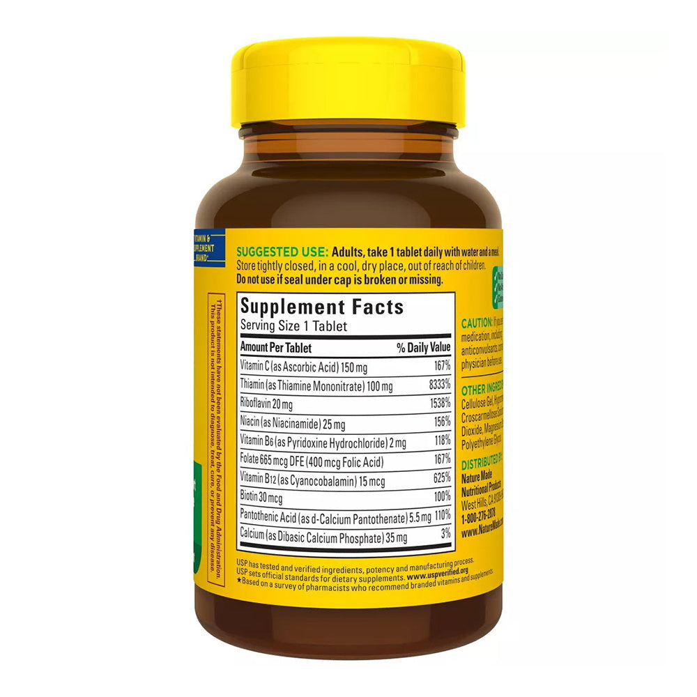 Nature Made Super B-Complex, Tablets 140 Ea