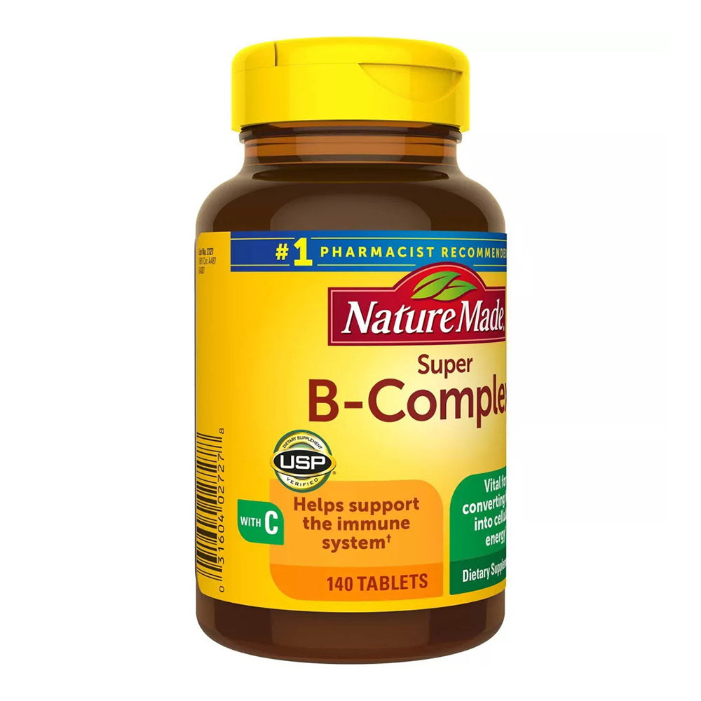 Nature Made Super B-Complex, Tablets 140 Ea