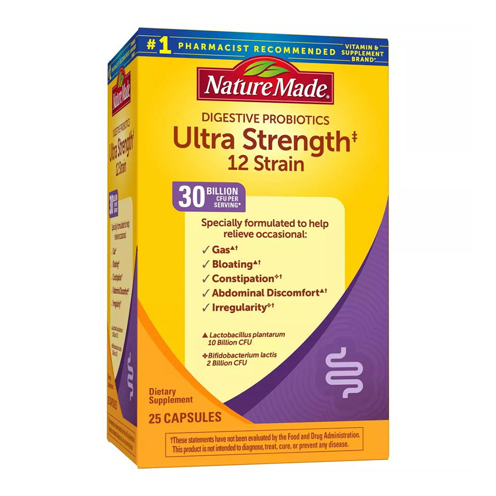 Nature Made Ultra Strength Probiotic Capsules, 25 Ea