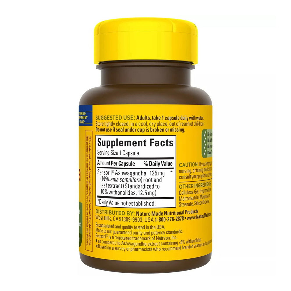 Nature Made Ashwagandha - 125Mg, 60 Count