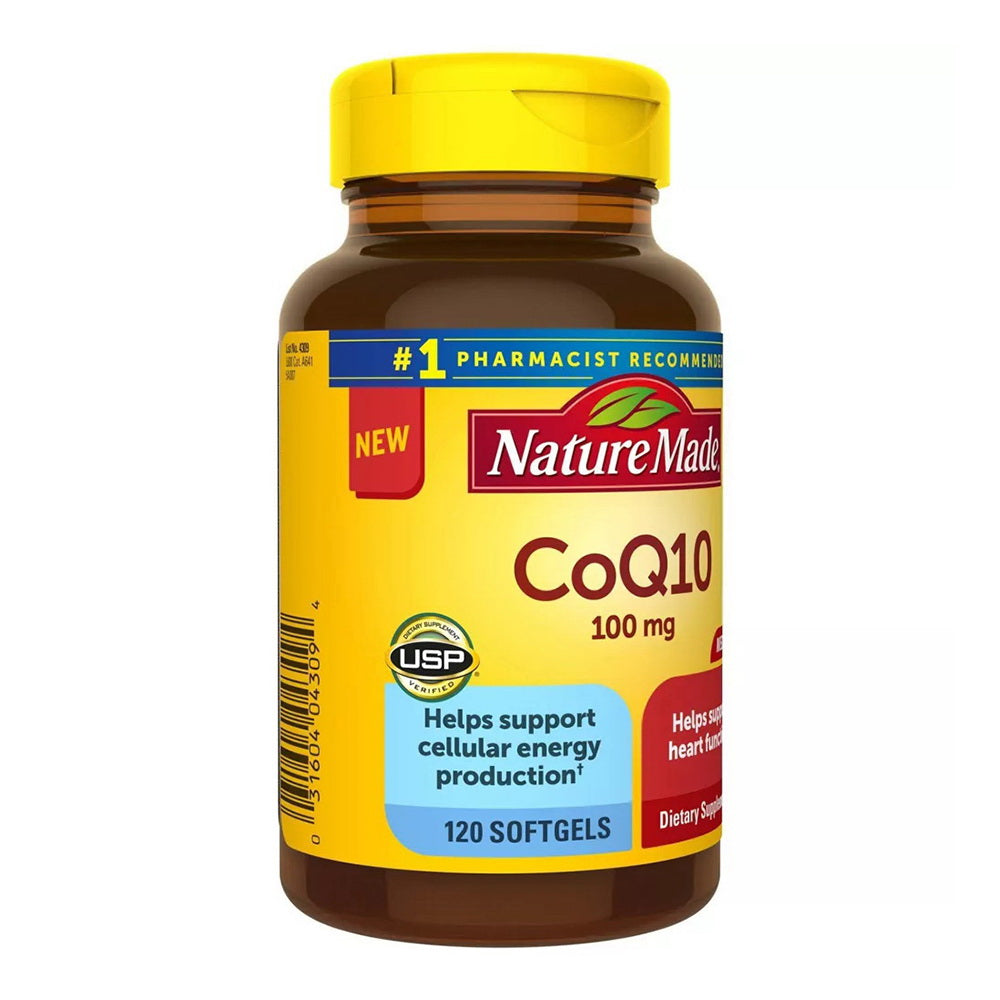 Nature Made Coq10 100 Mg Softgels - 120 Count