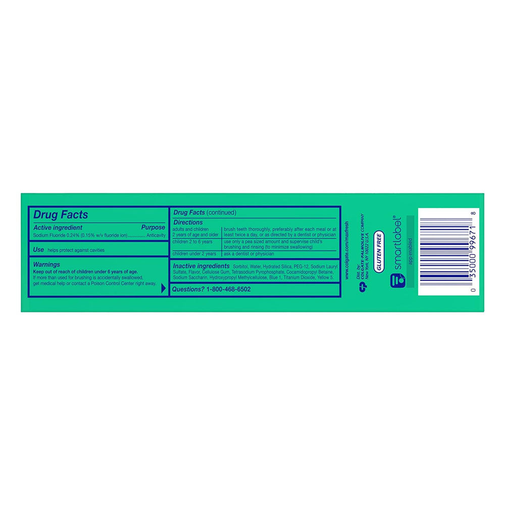 Colgate Max Fresh With Whitening Toothpaste With Mini Breath Strips, 6.3 Oz Tube