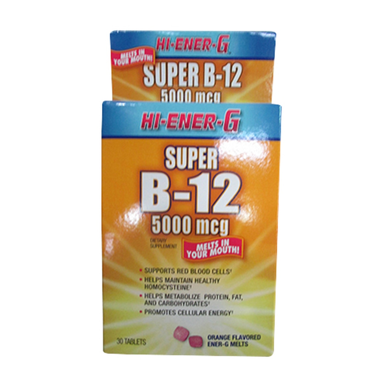 Hi-Ener-G Super B-12 5000 Mcg Tablets 30 Tablets