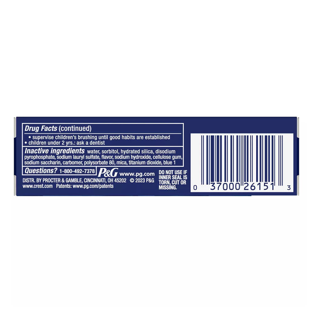 Crest 3D White Radiant Mint, Teeth Whitening Toothpaste, .85 Oz